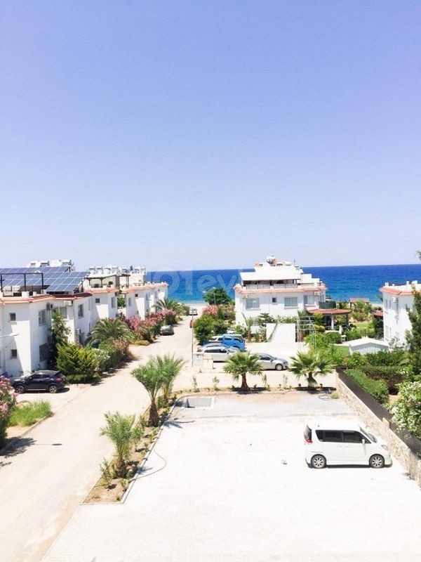 Sea Side 1 Bedroom Apartment For Rent Location Lapta Coastal Llogara (Lapta Yuruyus Road) Kyrenia (Communal S ① Pool) ** 