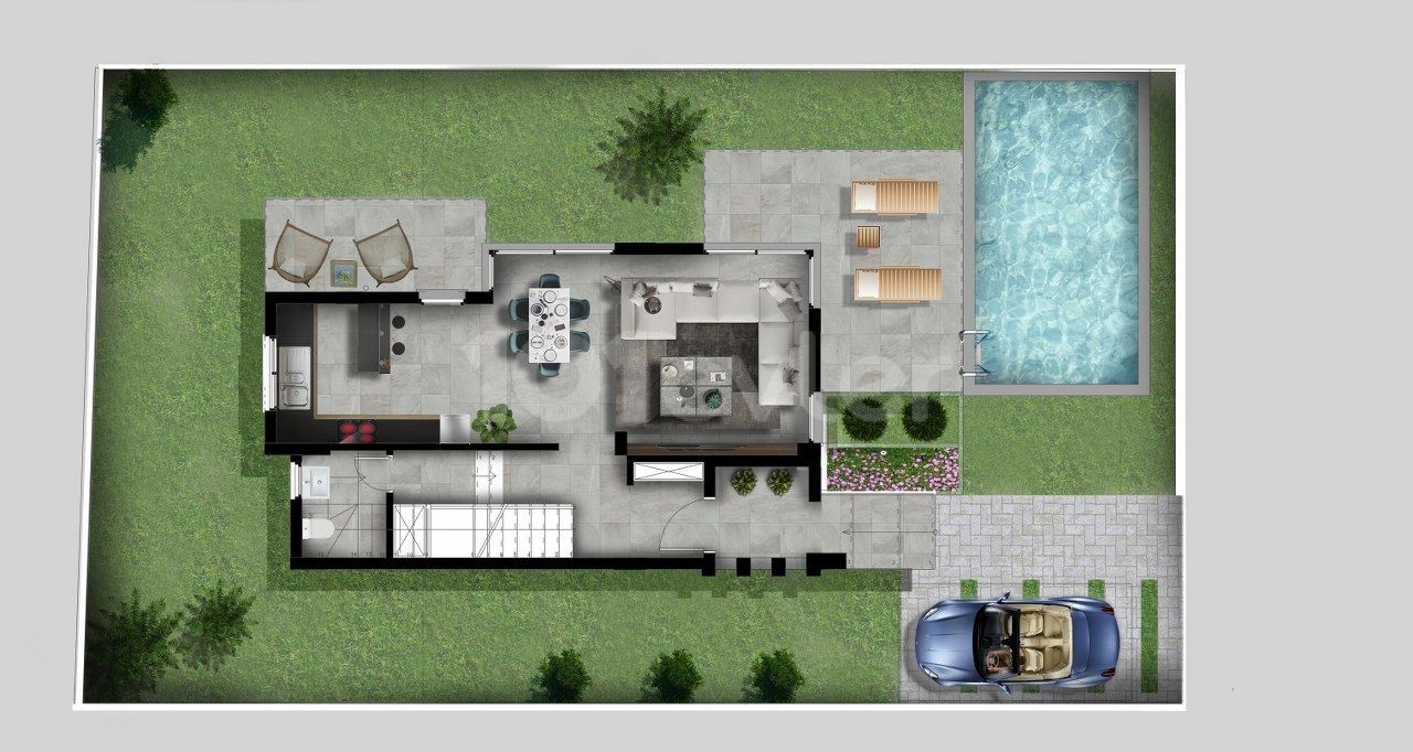 Nice 3 Bedroom Villa For Sale Location Alsancak Kyrenia (Private s ① Pool) ** 