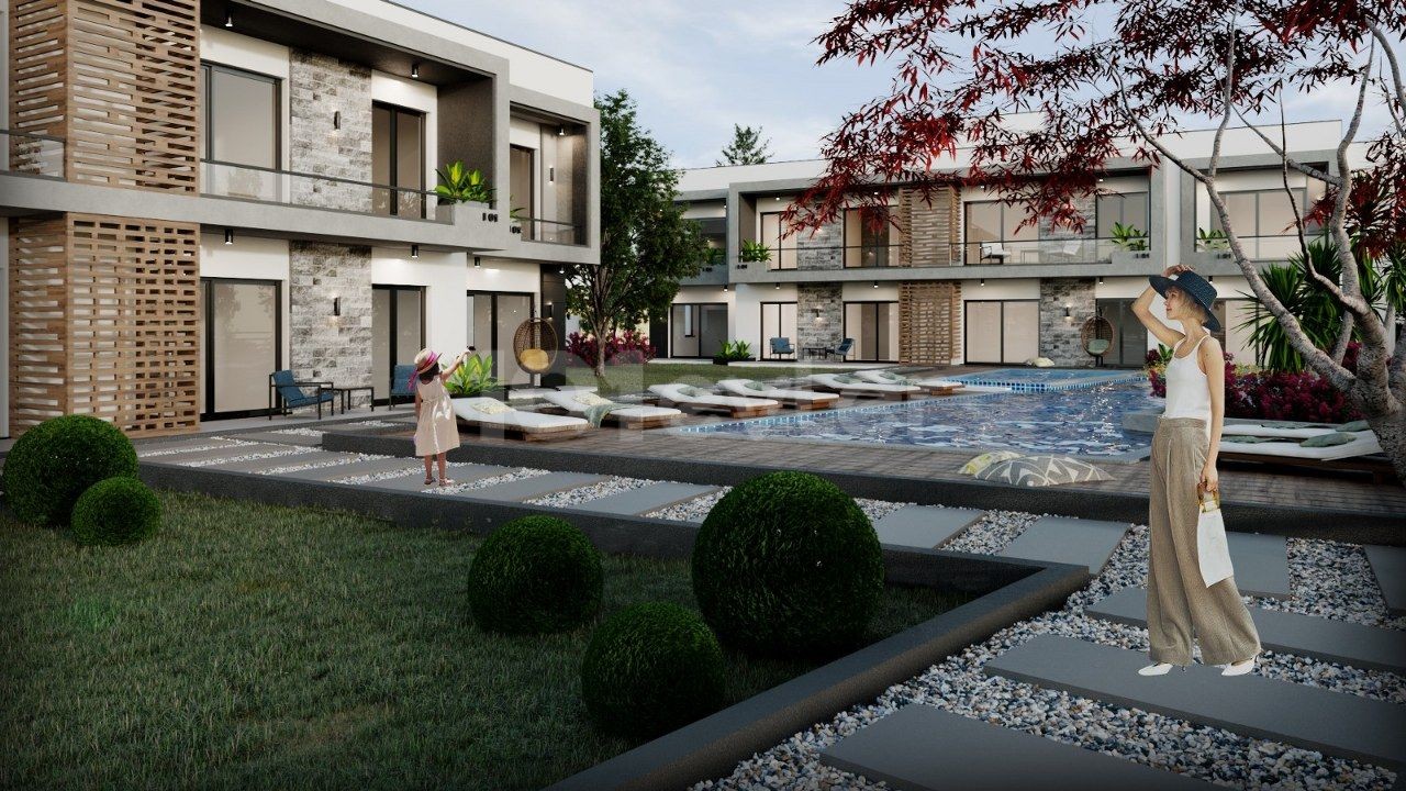 Nice Duplex Villas For Sale location Green Hills Yesiltepe Alsancak Girne