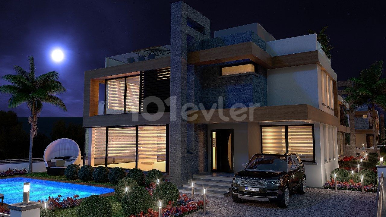 Nice 4 Bedroom Villa For Sale Location Han Villalari Catalkoy Girne