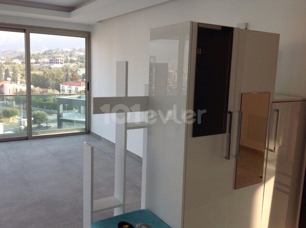 Remarkable 3 Bedroom Penthouse with Beautiful sea and mountain views Location Upper Girne (For Rent)