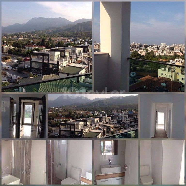 Remarkable 3 Bedroom Penthouse with Beautiful sea and mountain views Location Upper Girne (For Rent)