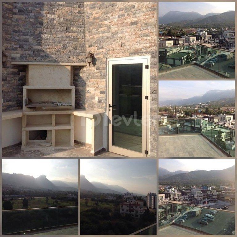 Remarkable 3 Bedroom Penthouse with Beautiful sea and mountain views Location Upper Girne (For Rent)