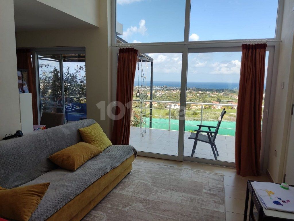 1 Bedroom Semi-Detached House For Sale with Location Karsiyaka Girne (sea and mountain panoramic views) Reduced Price!