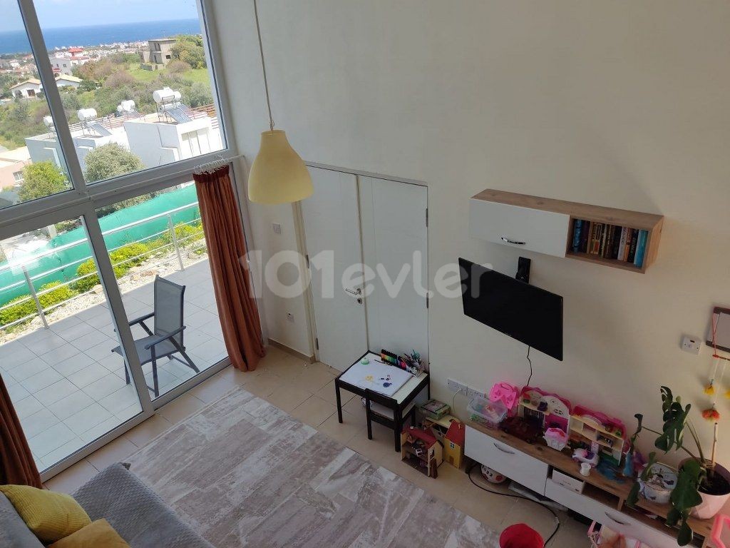 1 Bedroom Semi-Detached House For Sale with Location Karsiyaka Girne (sea and mountain panoramic views) Reduced Price!