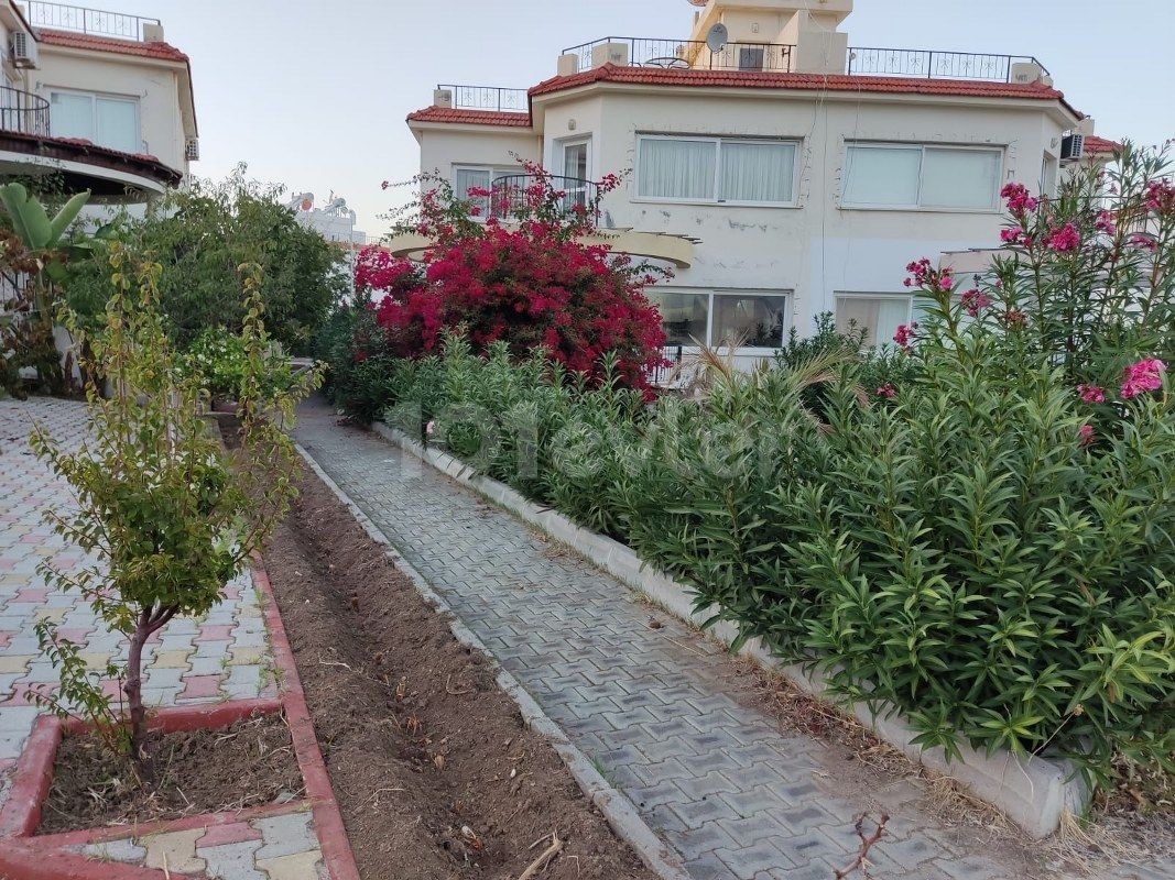 Schöne 3-Zimmer-Gartenwohnung am Meer zu vermieten, Lage Lapta Coastal Walkway Girne (Lapta Yuruyus Yolu Kyrenia) (Gemeinschaftspool)