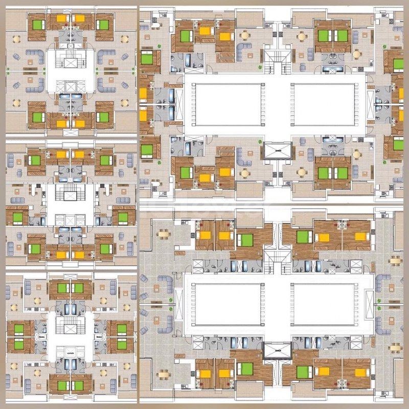 Bemerkenswerte Wohnung mit 1 oder 2 Schlafzimmern und Geschäften zum Verkauf, Lage im avantgardistischen Kyrenia.