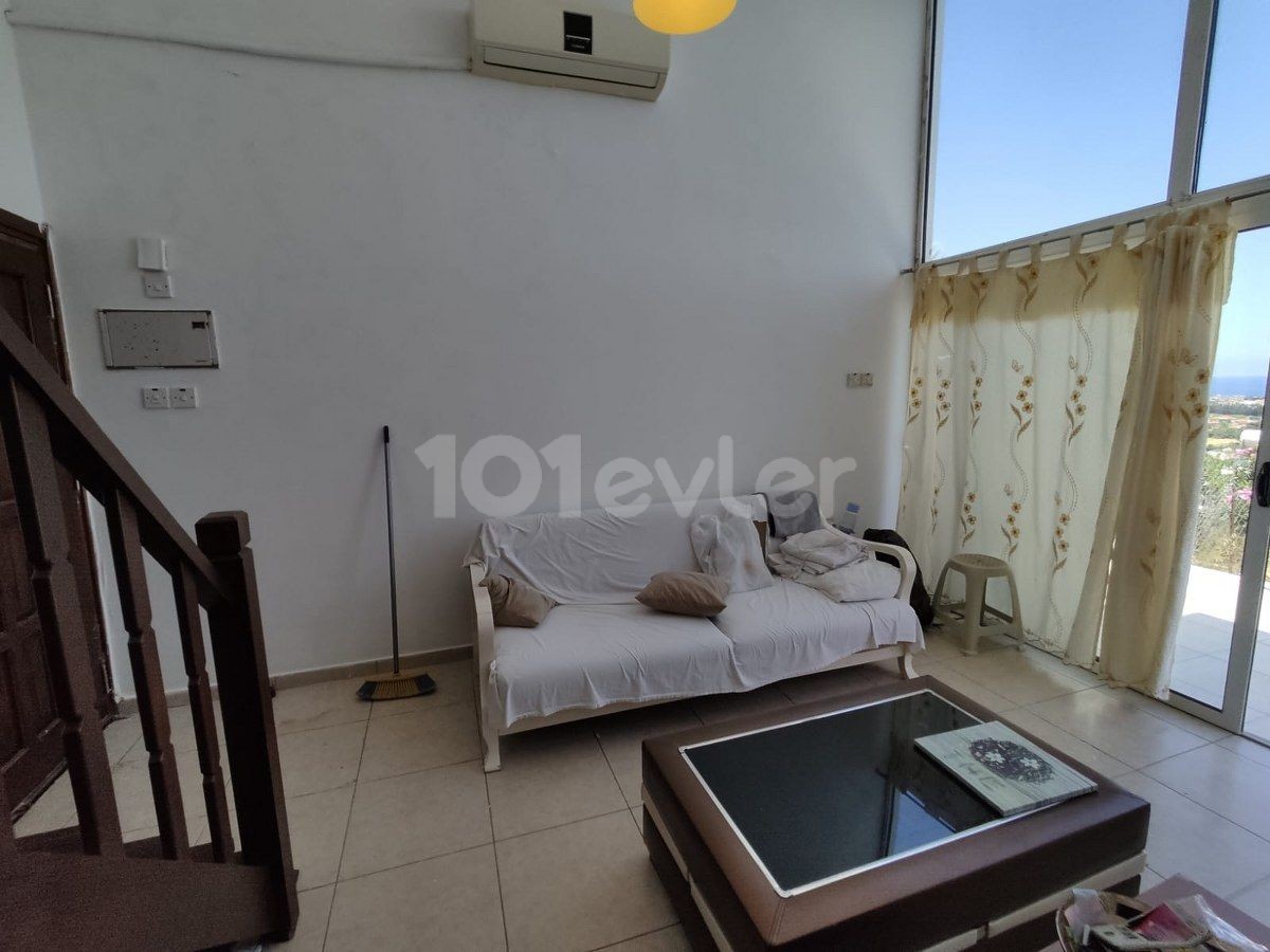 1 Bedroom Semi Detached Villa For Rent Location Karsiyaka Girne (Beautiful Sea And Mountain Panoramic) 