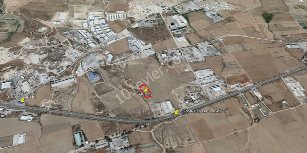 Residential Zoned Plot For Sale in Haspolat, Nicosia