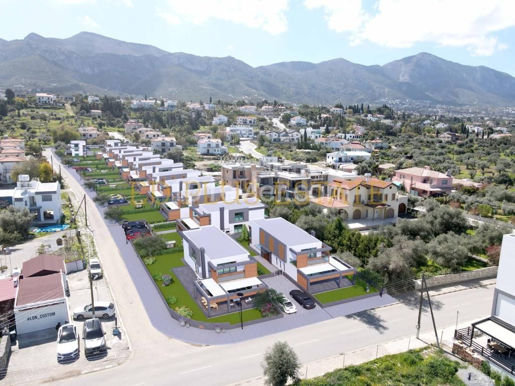 Luxus 3 + 1 Villen Zum Verkauf In Kyrenia Chatalköy ** 