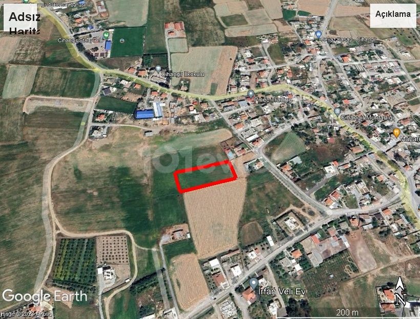 Feld zum Verkauf in der Region Nikosia Cihangir