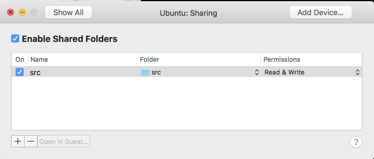 vmware-fusion-share-folder