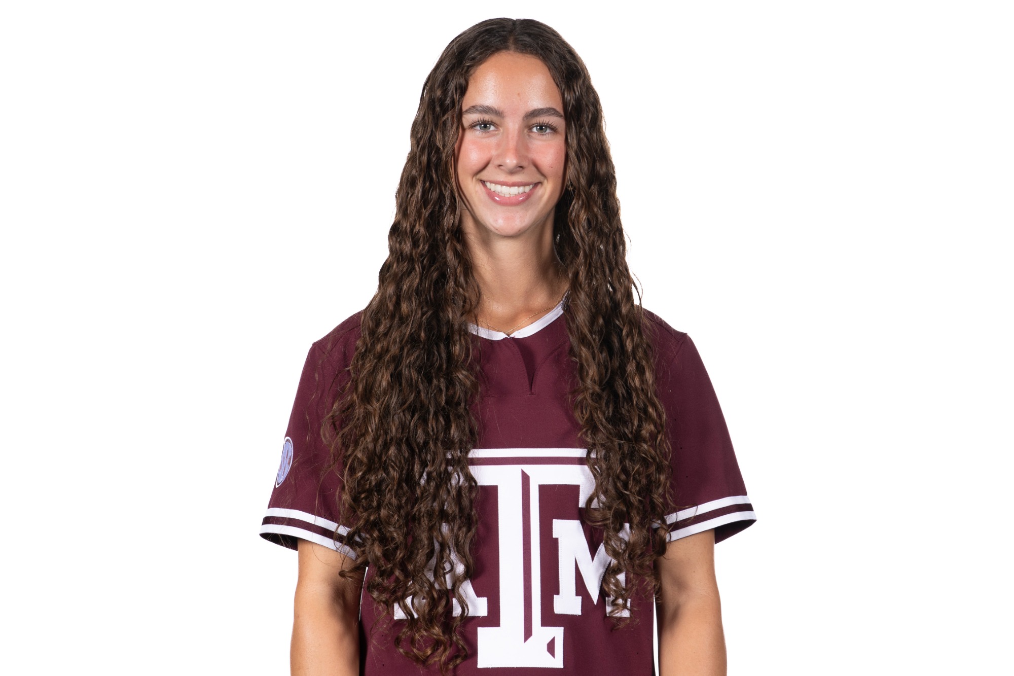 COLLEGE STATION, TX - August 27, 2025 - Annsley Groce during headshot in College Station, TX. Photo By Evan Pilat/Texas A&M Athletics