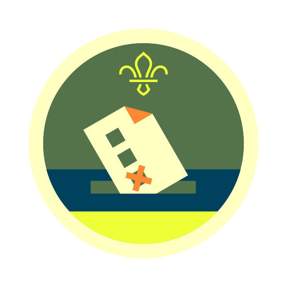 Democracy activity badge