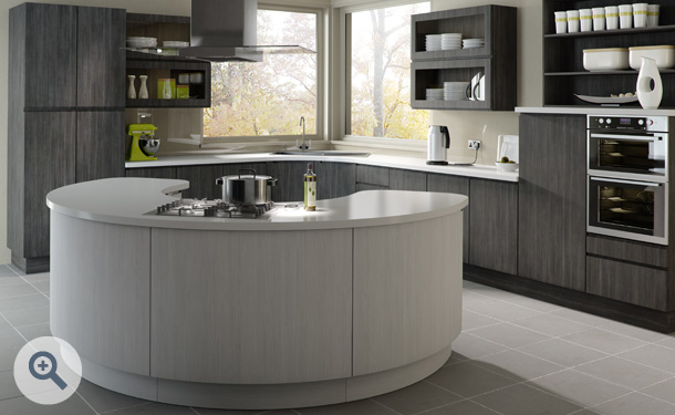 Avola Grey and Avola White kitchen picture