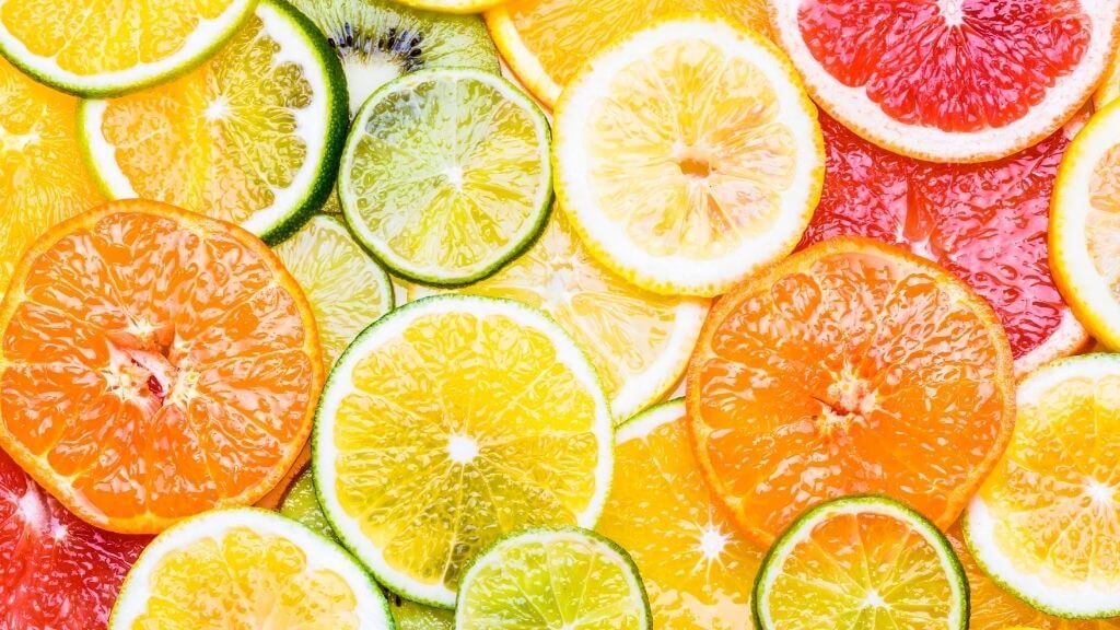 citrus fruits slices