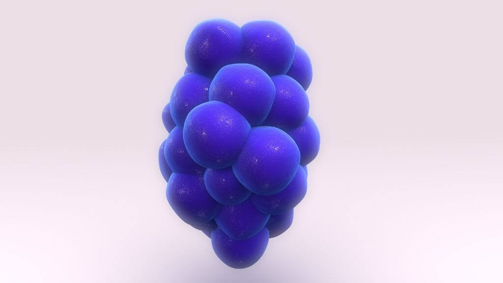 Cytokine digital 3-D render