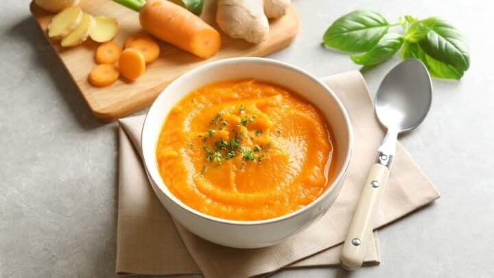 Carrot ginger soup