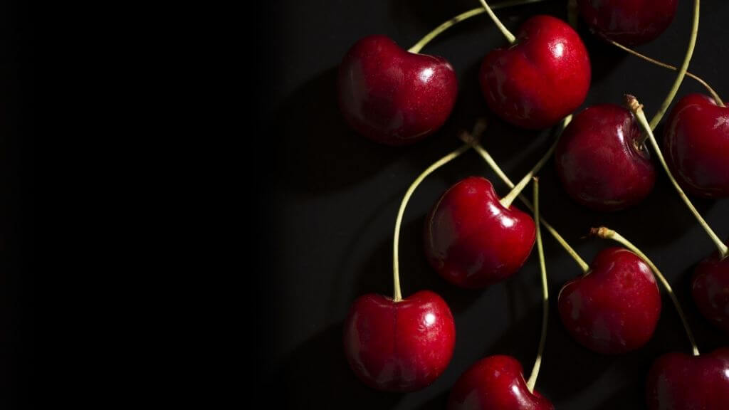 a group of cherries