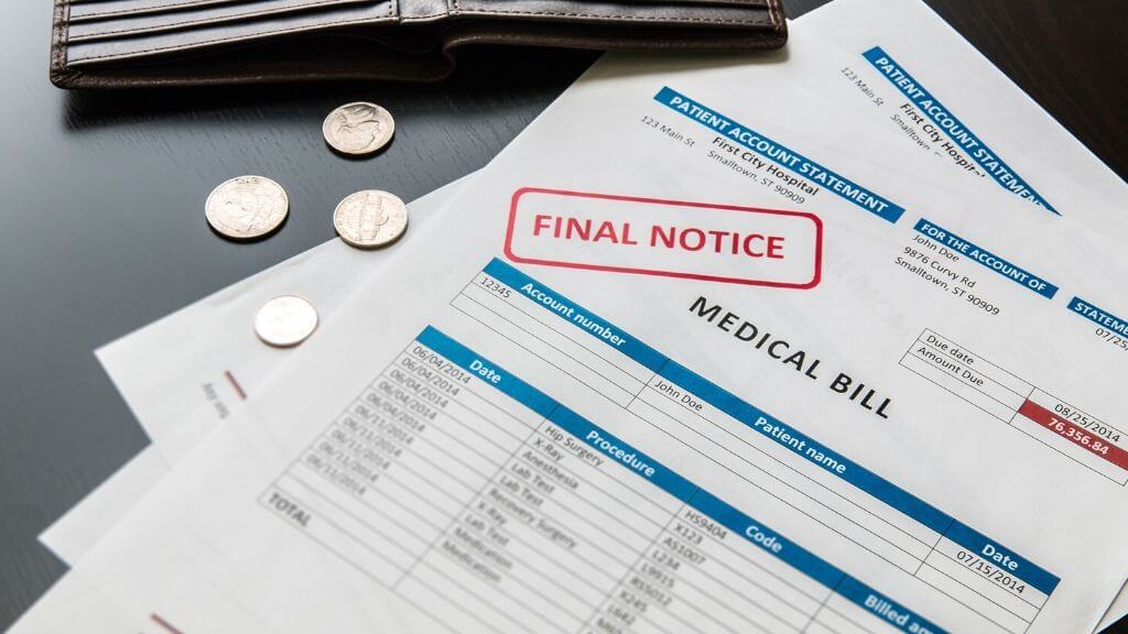 Final notice medical bill