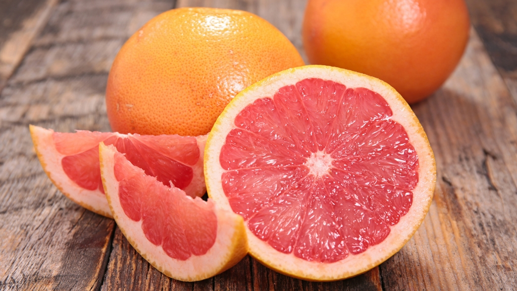 Fresh grapefruit