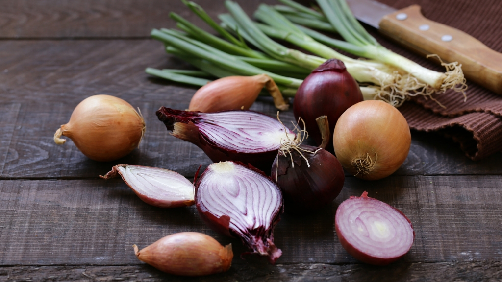 a group of vegetables on a table