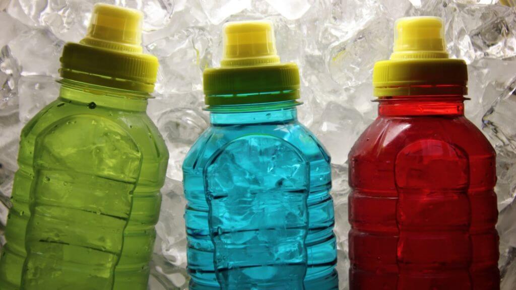a group of plastic bottles