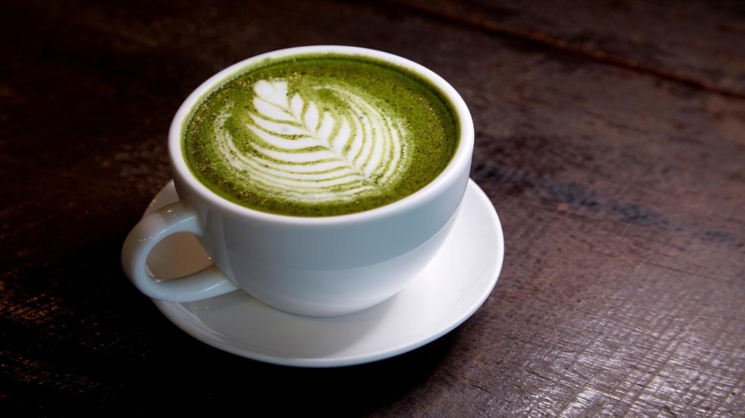 Matcha green tea latte