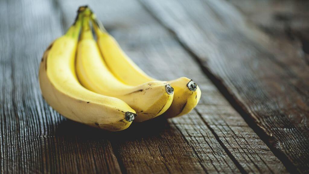 a bunch of bananas on a table