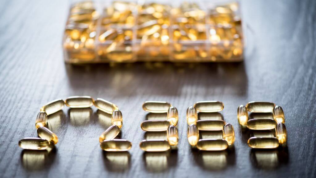 Fish oil capsules