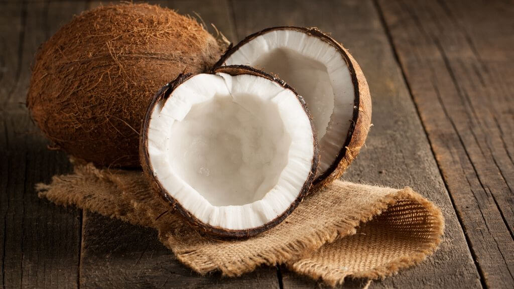 fresh coconuts