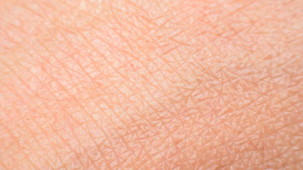 a close up of a pink and white fabric