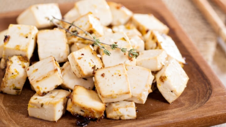 Grilled tofu