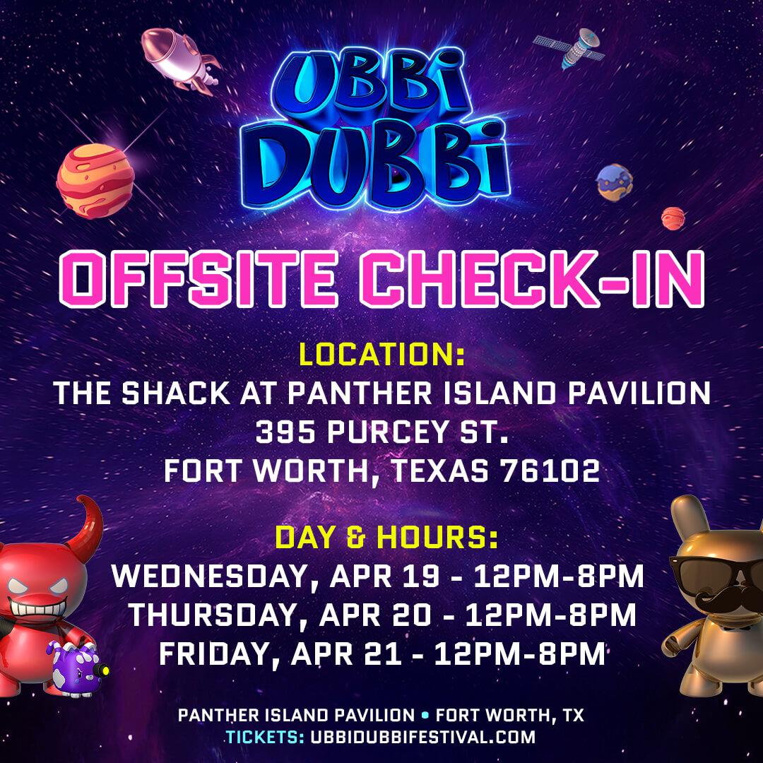 ubbi dubbi 2023 offsite wristband pickup