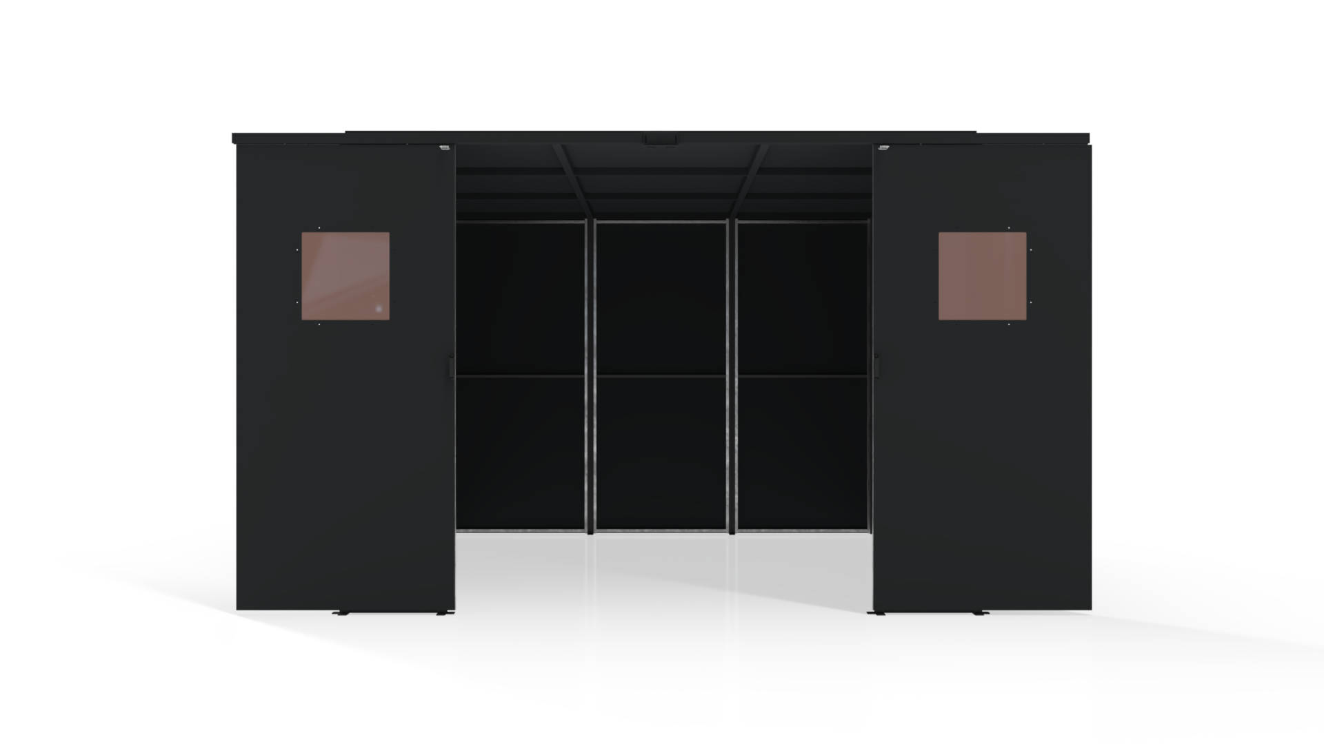 Laser welding enclosure Front view 3