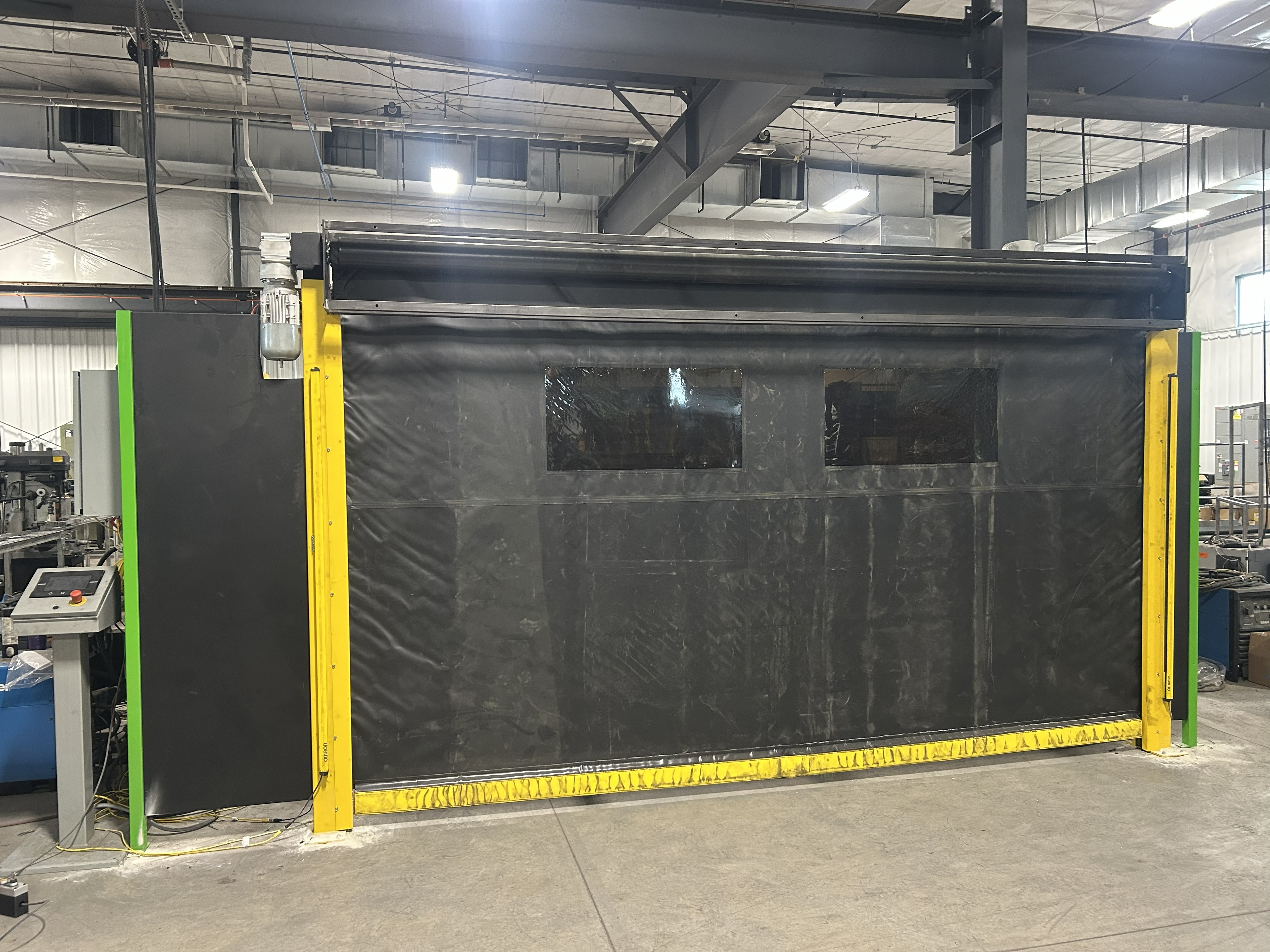 High Speed Roll Up Safety Door for machine guarding access