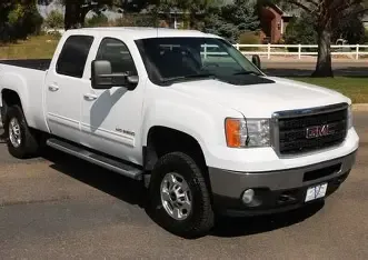 Before: White pickup