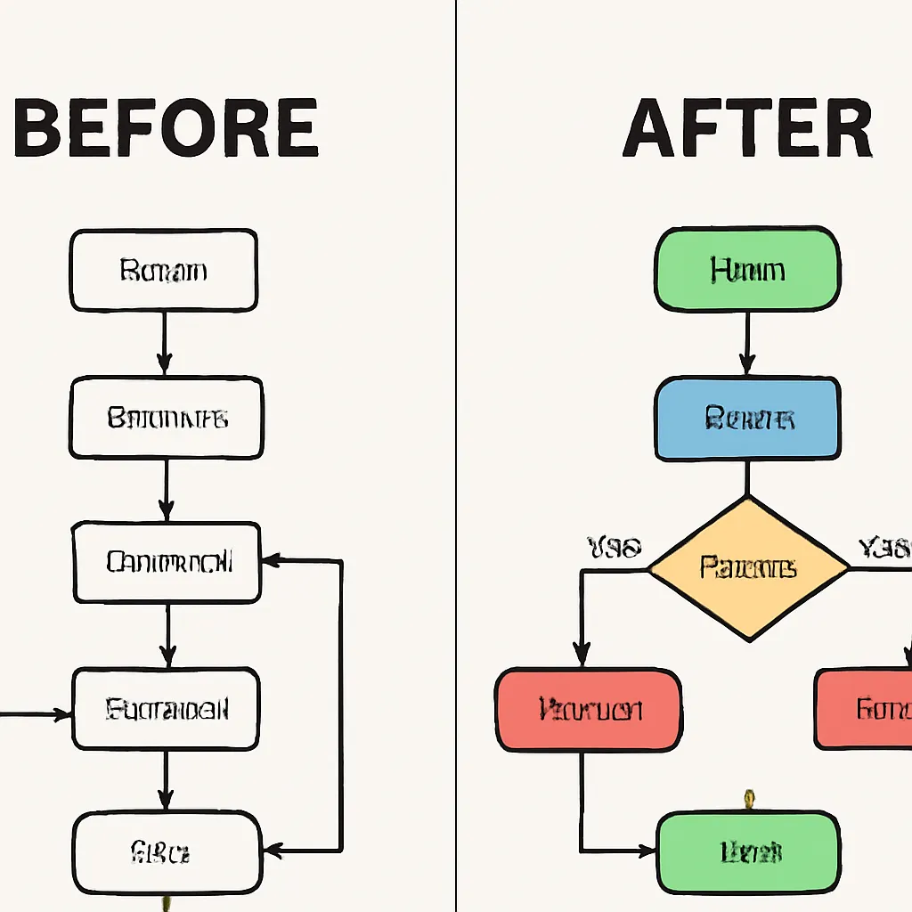 Professional corporate training visual generation example