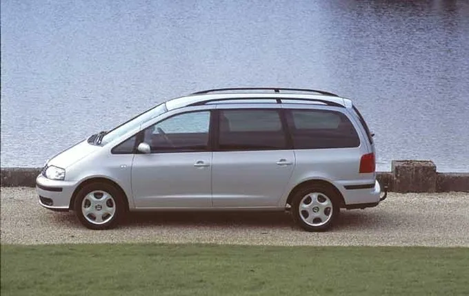 Before: Silver minivan