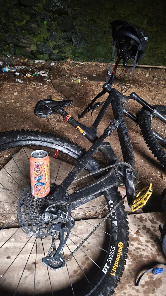 Antes: Mountain bike do cliente