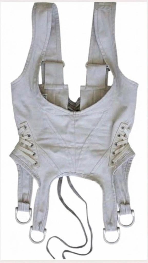 Antes: Amostra de um top corset