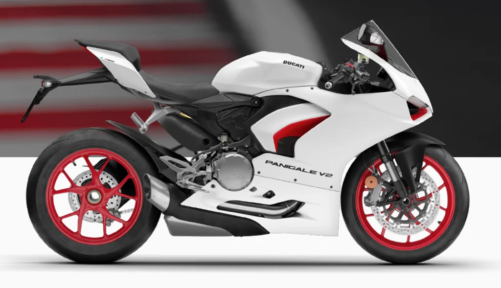 Before: White sportbike