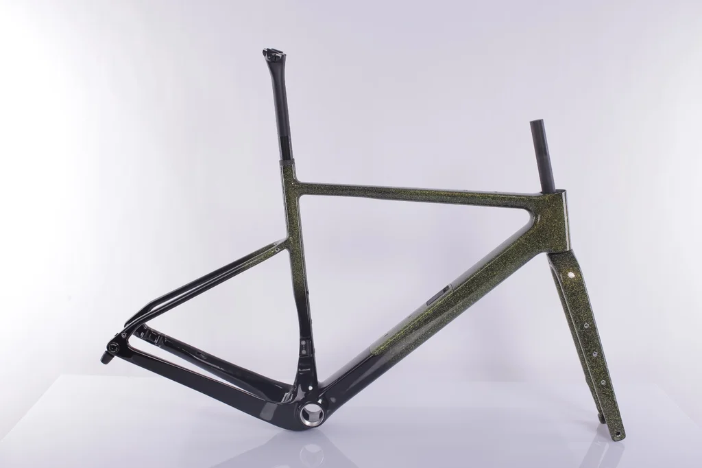 Before: Raw carbon frame