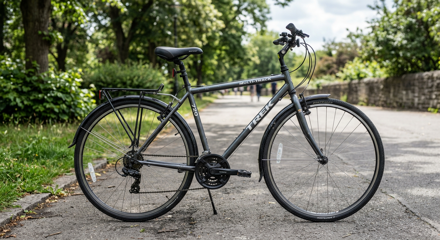 Standard factory bicycle before tuning modifications