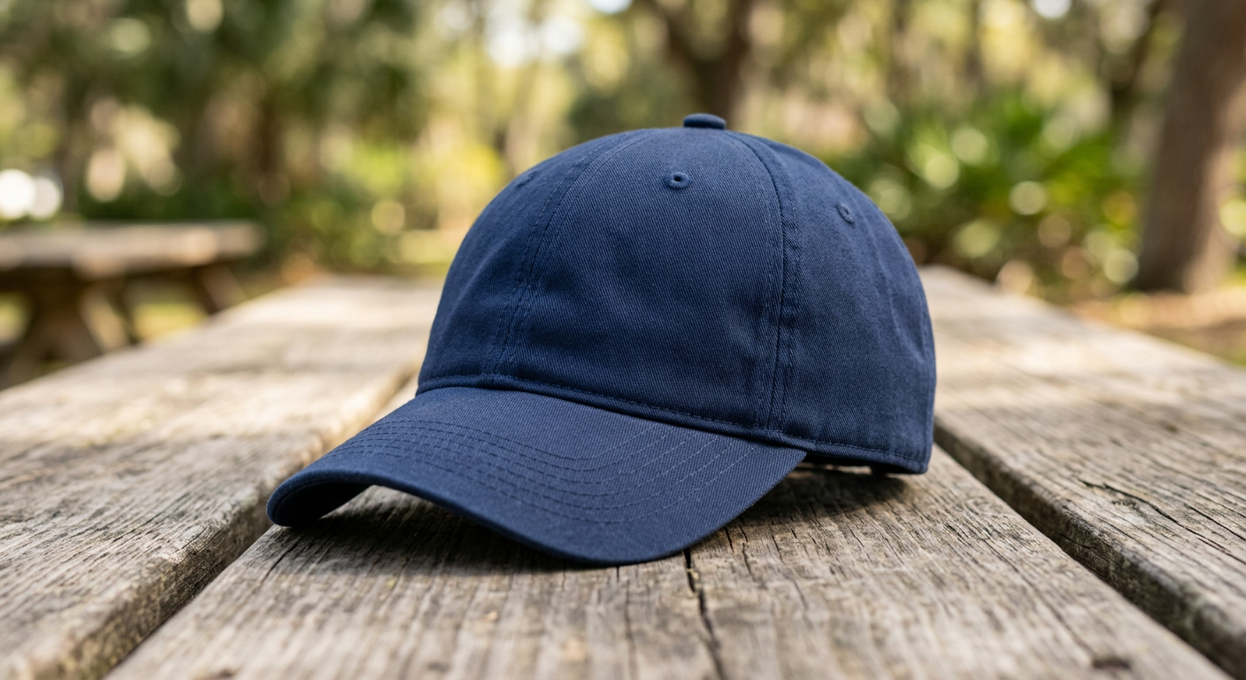 Basic hat design concept before AI cyberpunk transformation