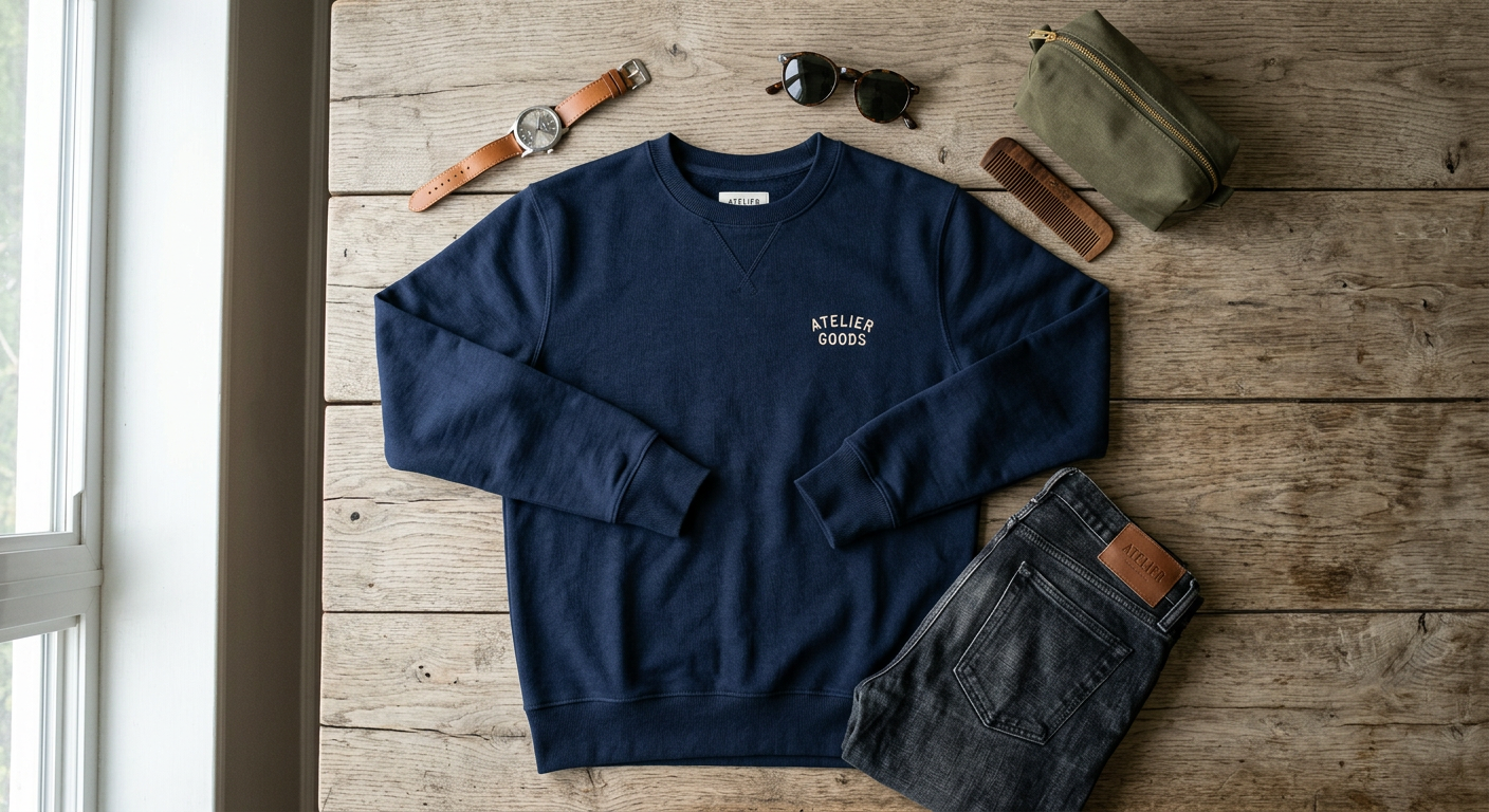 Basic e-commerce product photo on a mannequin before AI model generation