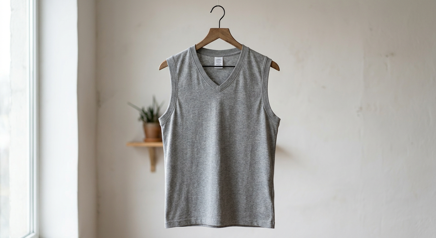 Initial basic concept of a skiing vest before AI enhancement