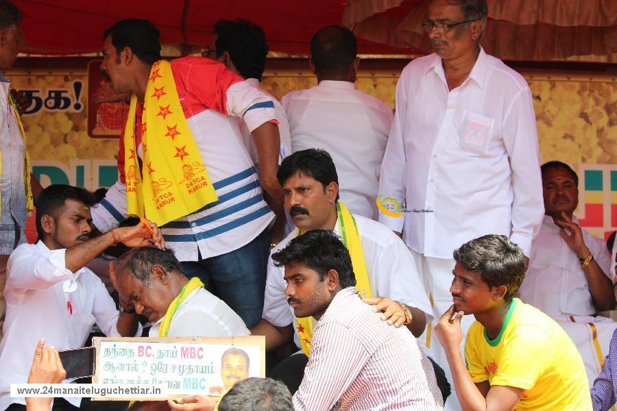 Protest to bring all subsection of our community under MBC category, held in chennai on 02-02-2016: