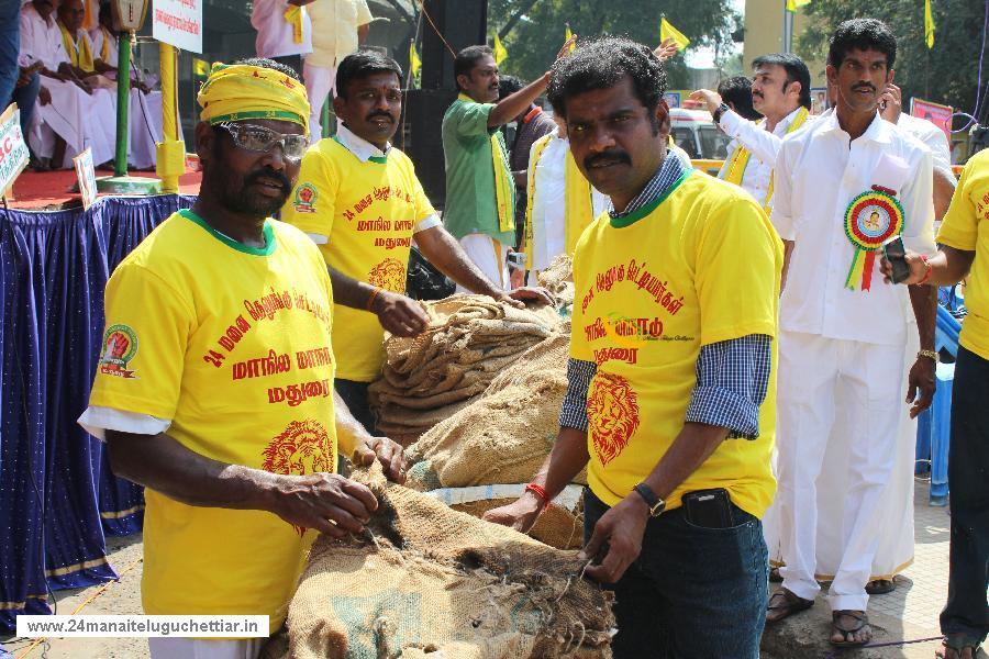 Protest to bring all subsection of our community under MBC category, held in chennai on 02-02-2016: