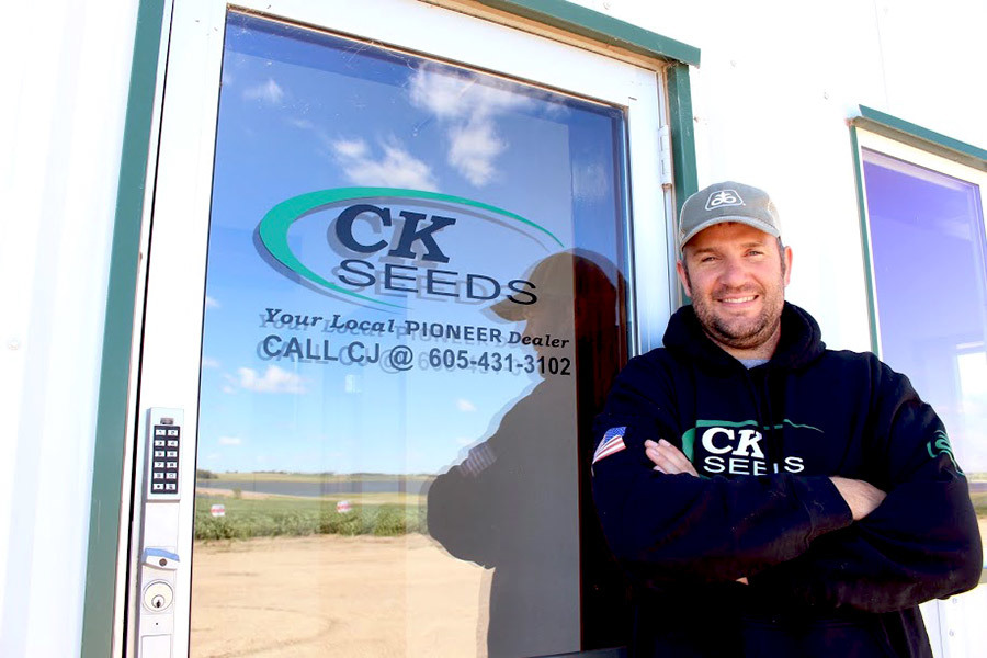 CK Seeds | CJ In Front of CK Seeds Main Door